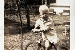 Young TBP on tricycle